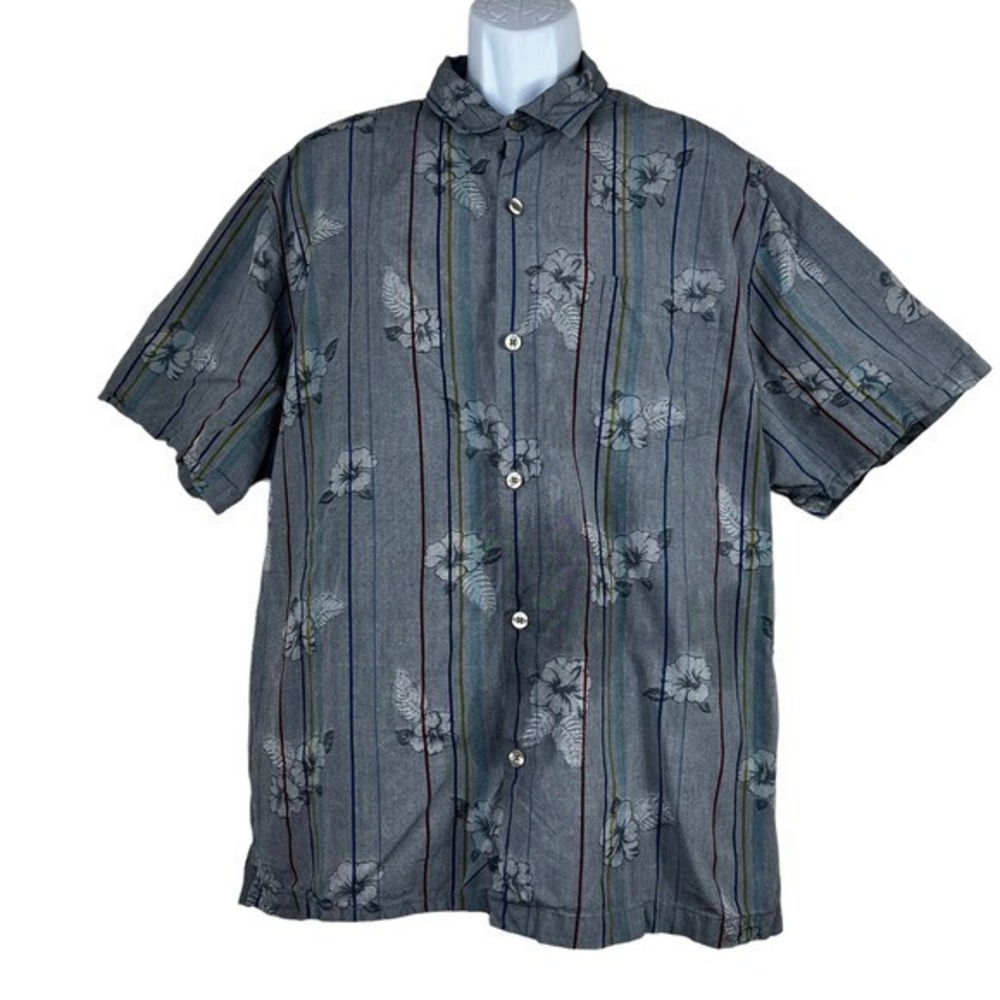 Tommy Bahama Men's Casual Shirt Button Down Blue Size XXL